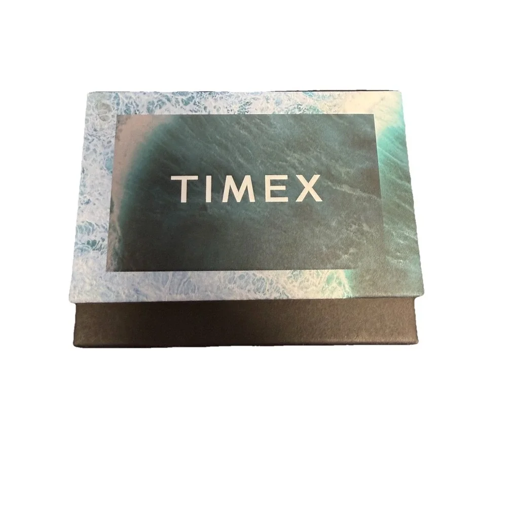Timex Legacy Quartz Blue Tidal Ocean Dial Men's Watch TW2Y04300 Recycled Plastic